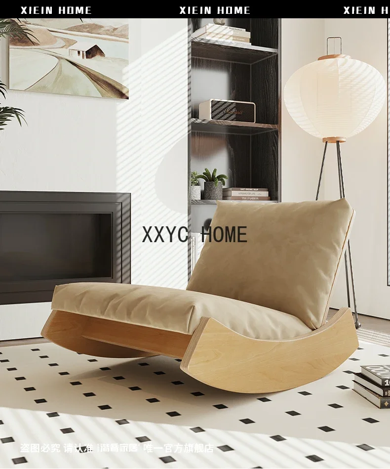 

Rocking Chair Recliner Adult Balcony Home Leisure Single Sofa Living Room Lazy Rocking Chair