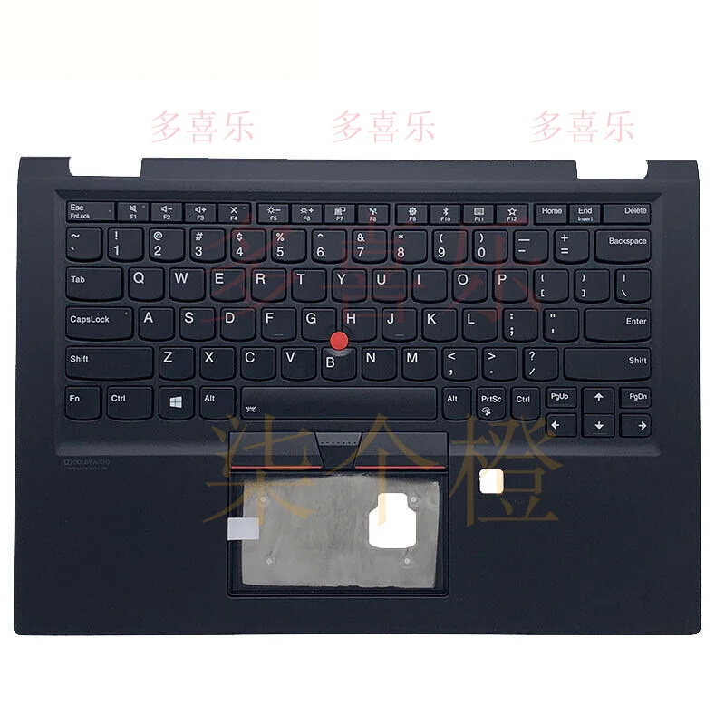 Zmzm novo para lenovo thinkpad x13 yoga gen 1 palmrest teclado moldura capa 5m10y85839
