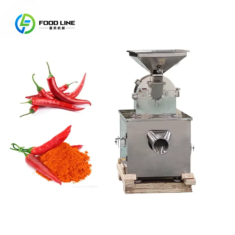 Industrial Dry Root Cocoa Coffee Bean Salt Sugar Fine Powder Making Grinder Grinding Pulverizer Mill Machine