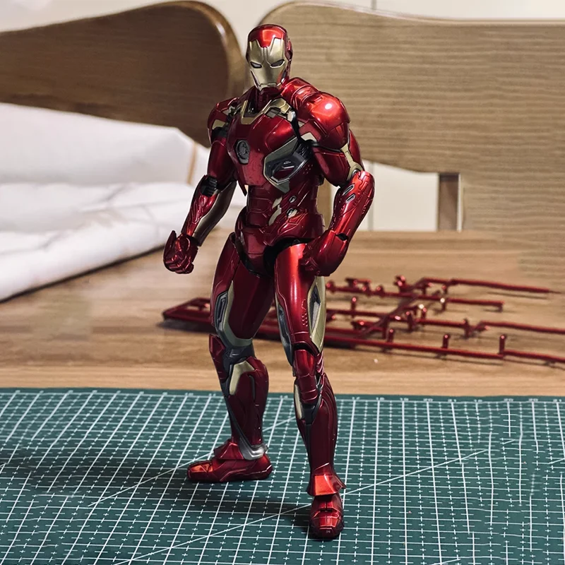 1:12 Original Fondjoy Iron Man Mk45 Mk1 Mk2 Mk3 Mk4 Mk5 bricolage jouet figurine Tony Stark légende Collection Anime modèle enfants cadeau