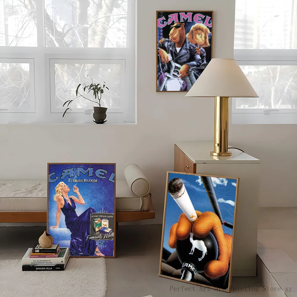 خمر الجمل السجائر المشارك ورقة الطباعة غرفة المعيشة المنزلي مدخل مطعم مقهى الفن اللوحة الديكور