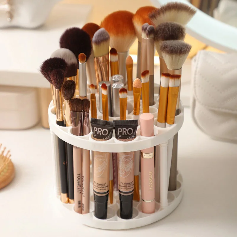 Makeup Brush Storage Lipstick Rack Lipstick Makeup Brush Storage Rack Desktop Cosmetics Storage Dressing Table Storage Box