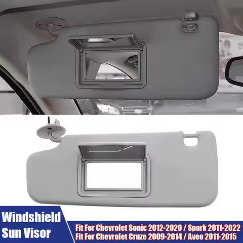 Car Front Windshield Sun Visor With Wired Fit For Chevrolet Sonic 2012-2020 / Spark 2011-2022 / Cruze 2009-2014 / Aveo 2011-2015