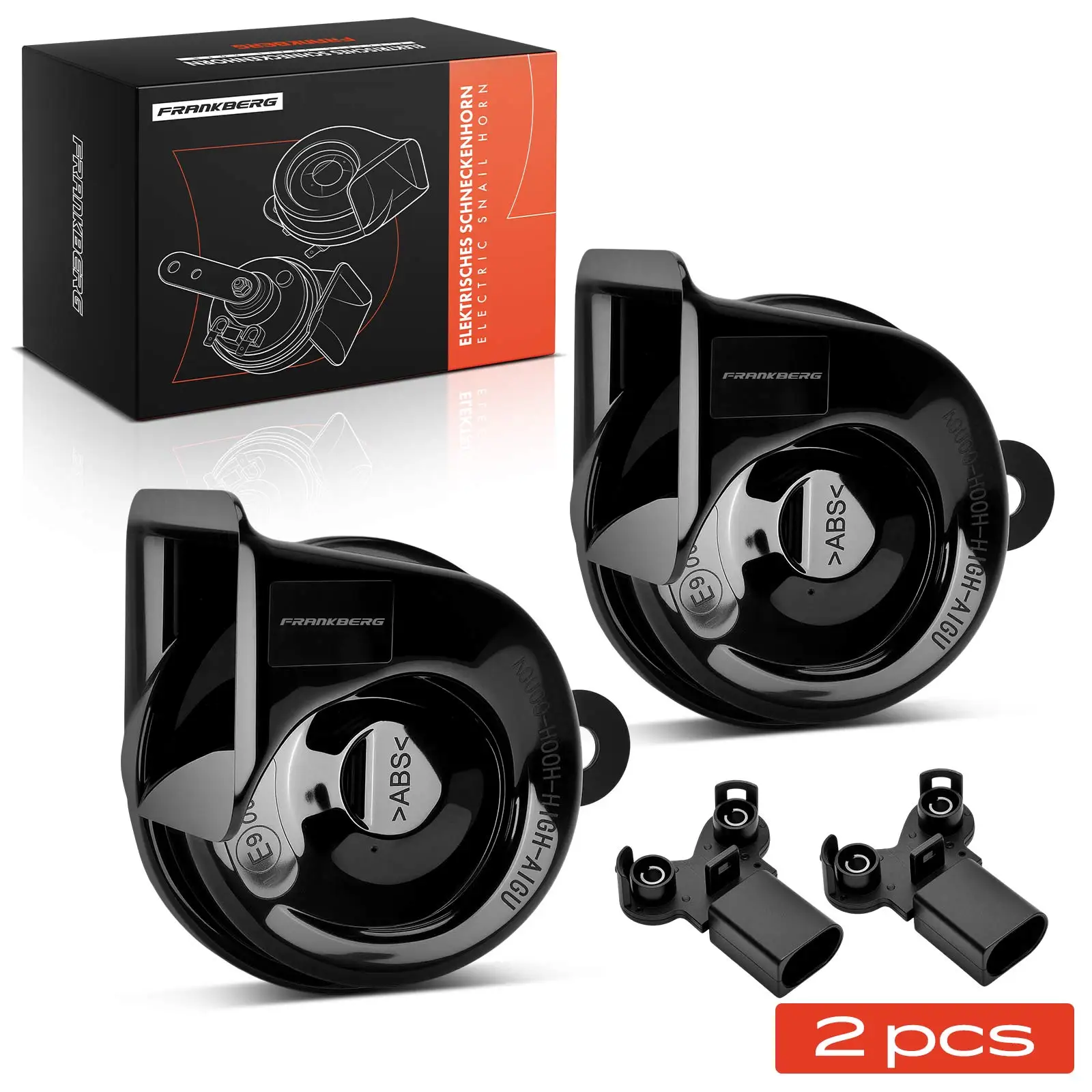 Frankberg 2x Disc claxon claxon voor VW Golf Audi Skoda Porsche