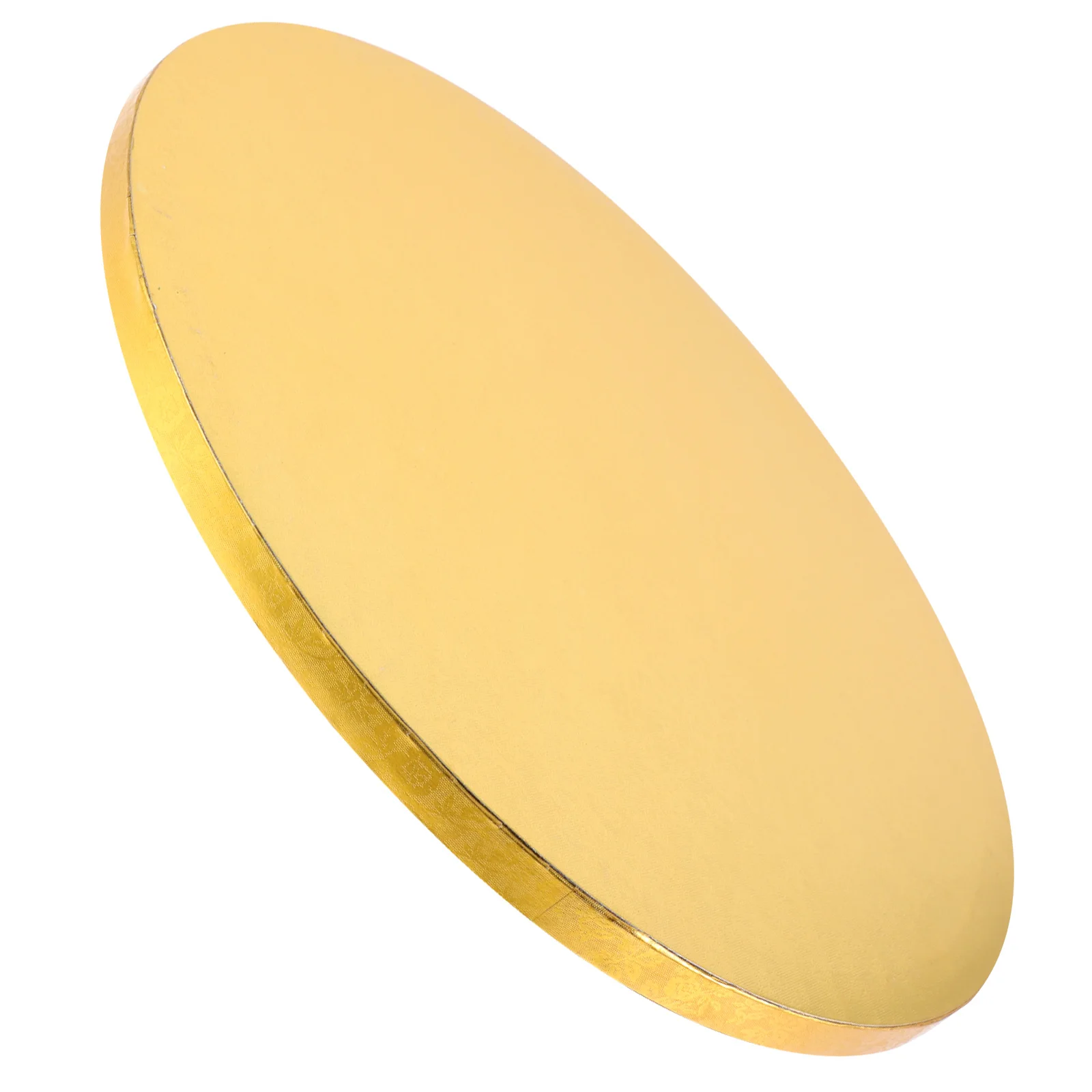 

Round Cake Board 30CM Golden Corrugated Paper Cake Drum Sturdy Luxurious Delicate MultiFunctionCakeMakingPlate