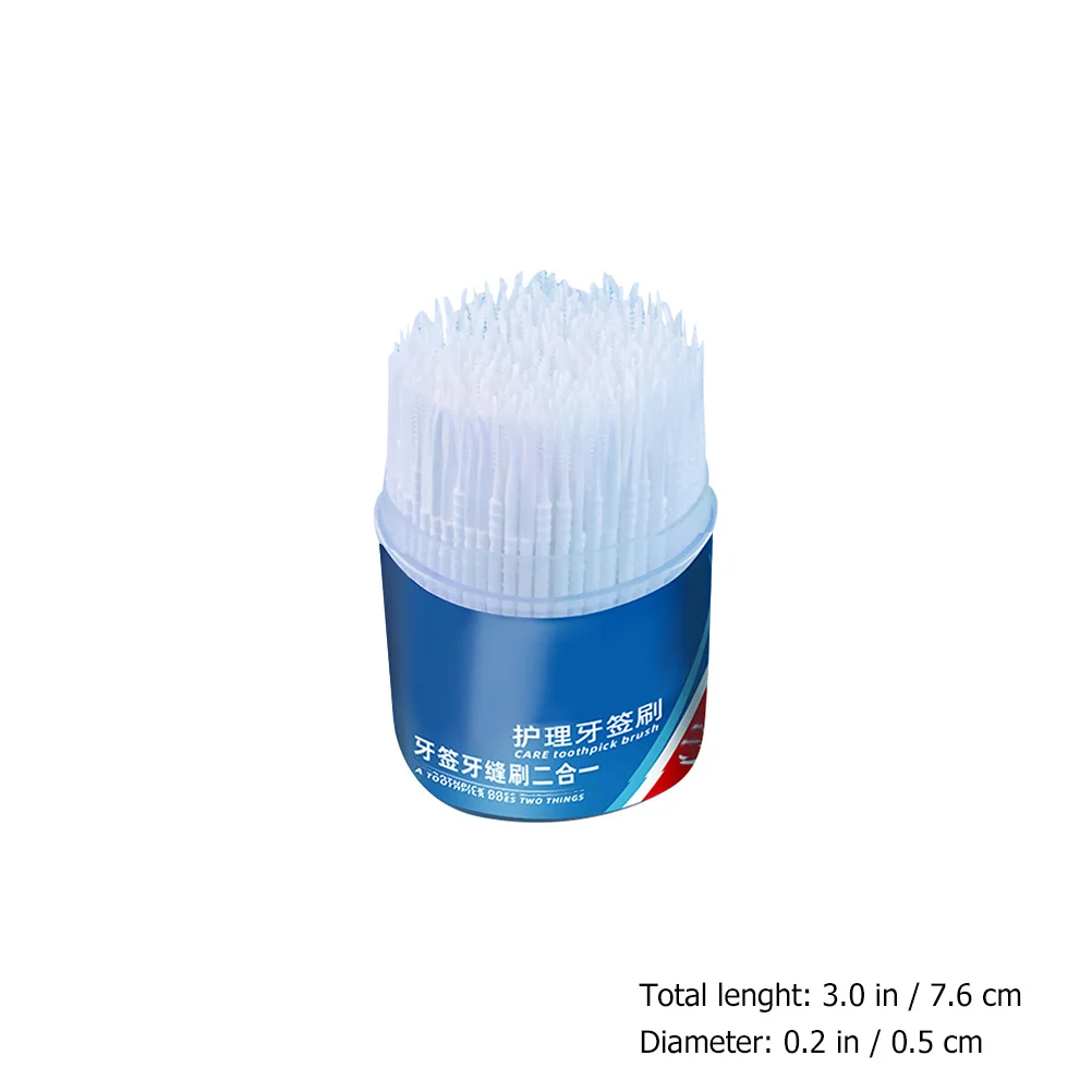 300 قطعة فرشاة بين الأسنان مسواك المنظفات آمنة العناية باللثة المحمولة حجم تبييض الأسنان منع تسوس فرشاة بين الأسنان #4