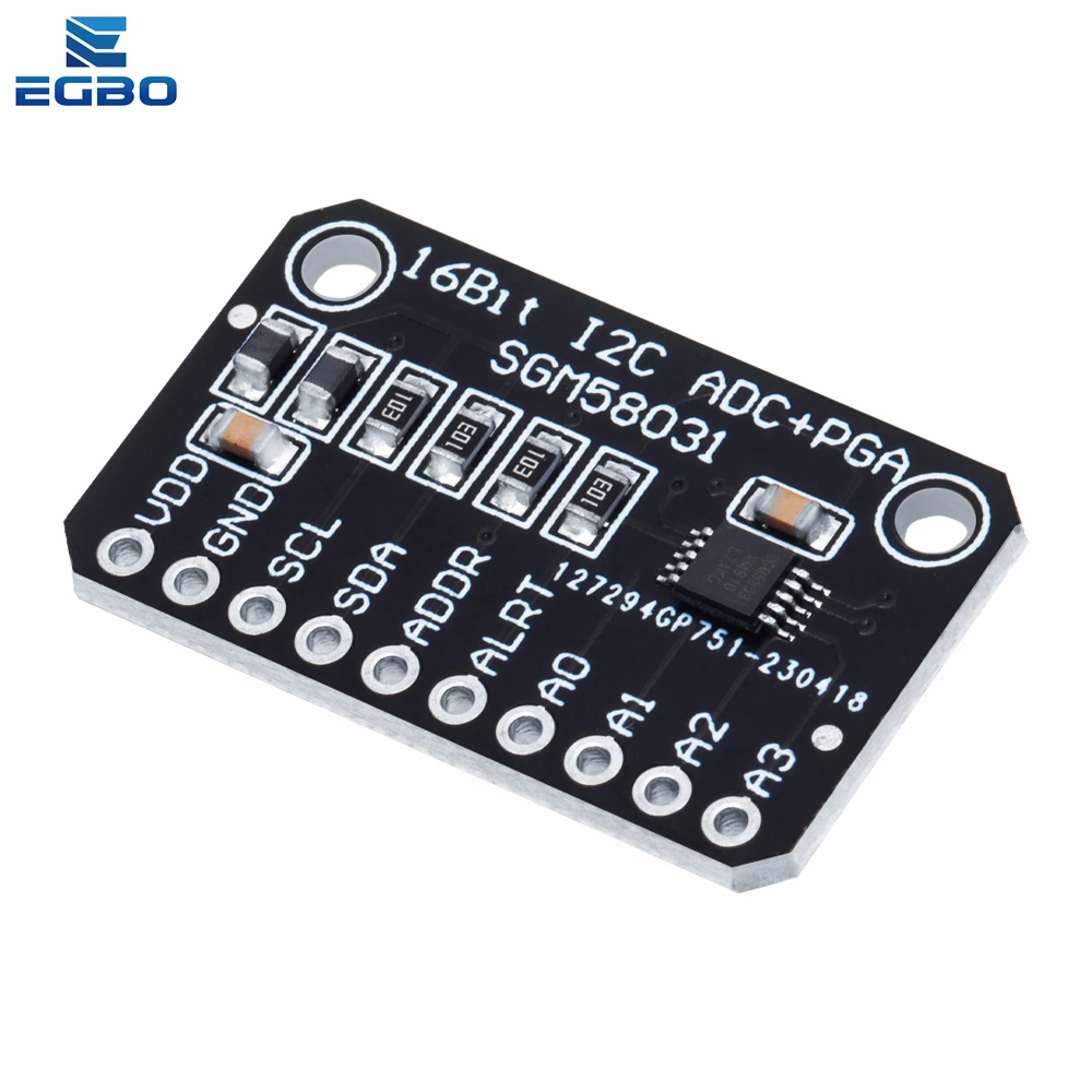 جديد SGM580 31 مجلس التنمية 16 بت عالية الدقة I2C وحدة 4 قناة ADC الحصول على البيانات محول لاردوينو جديد SGM580