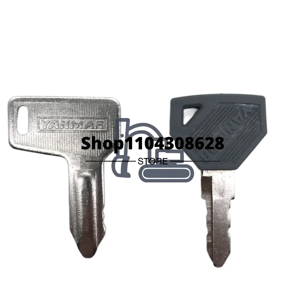 50pcs 301 Excavator Ignition Key For Yanmar Engineering Vehicle Accessory  VIO17 ，VIO15, VIO15-2