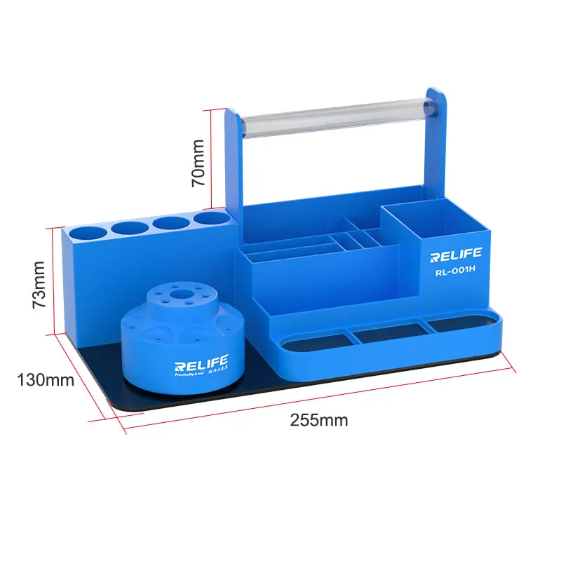 RELIFE RL-001H 360° Rotating Intelligent Repair Storage Rack The sStepped Storage Design Easy to Take and Place Magnetic Storage