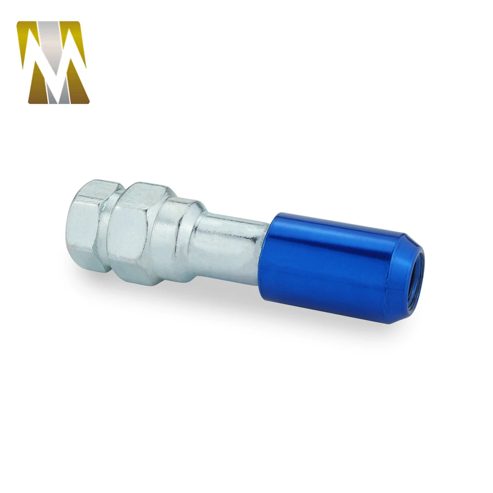 M12 x 1.5 M12X1.25 Universal Car Wheel Screw Nut Iron lock locking Lug Nuts 2 sizes and 4 colors available