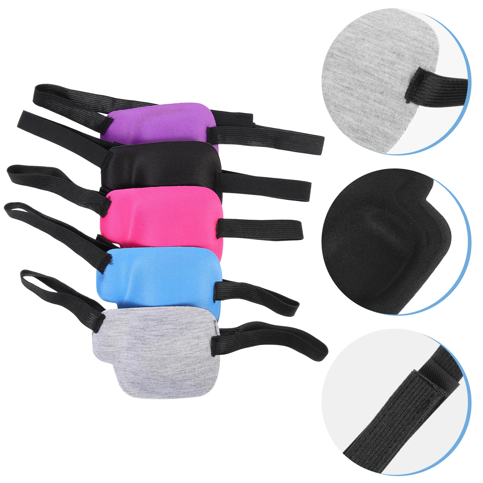 

5pcs Lazy Patches Comfortable Single Covers Skin-Friendly Amblyopia Correction Eye Protectors Lightweight Portable Vision