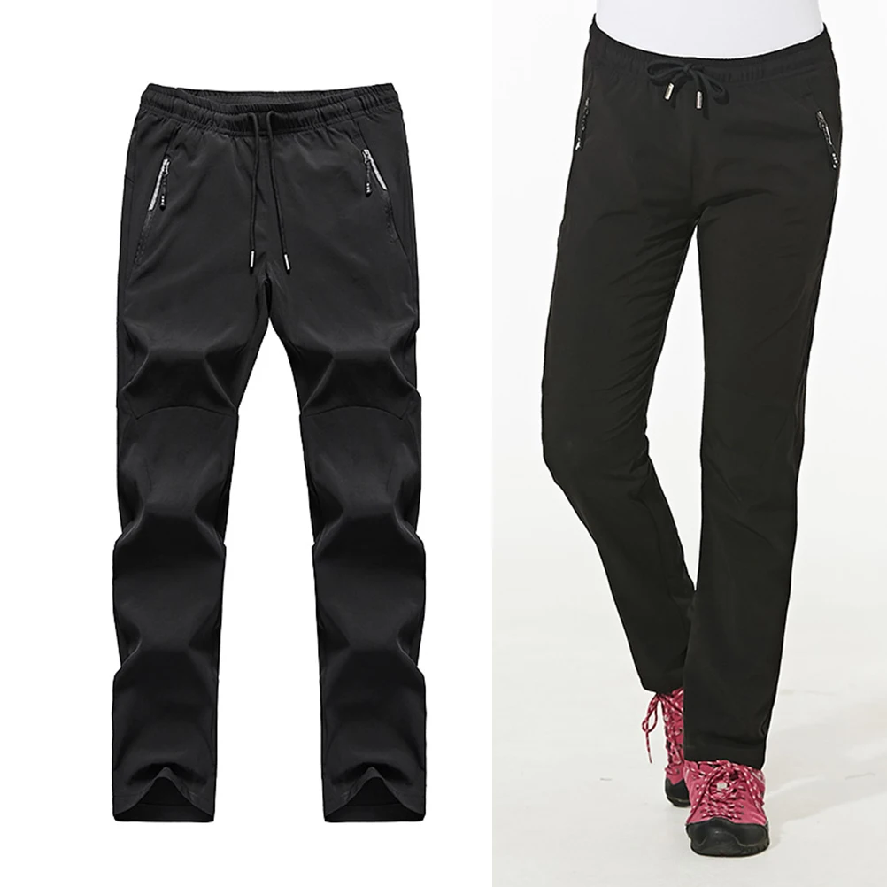 

Waterproof Quick Dry Pants Hiking Trousers Women Lightweight Elastic Waistband Breathable Outdoor Sportswear Cycling for Running