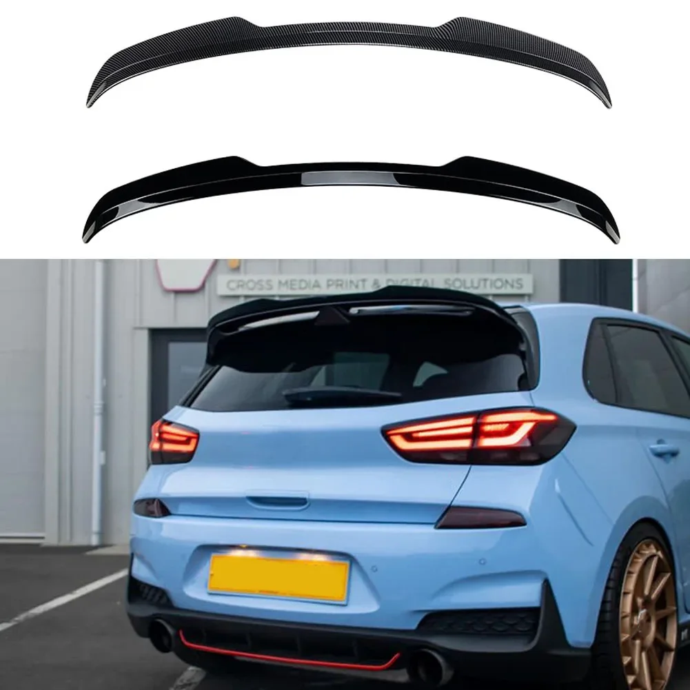 ABS Carbon Fiber Rear Trunk Spoiler Suitable for Hyundai I30N MK3 2017+top wing, tail wing, fixed wind wing, spoiler