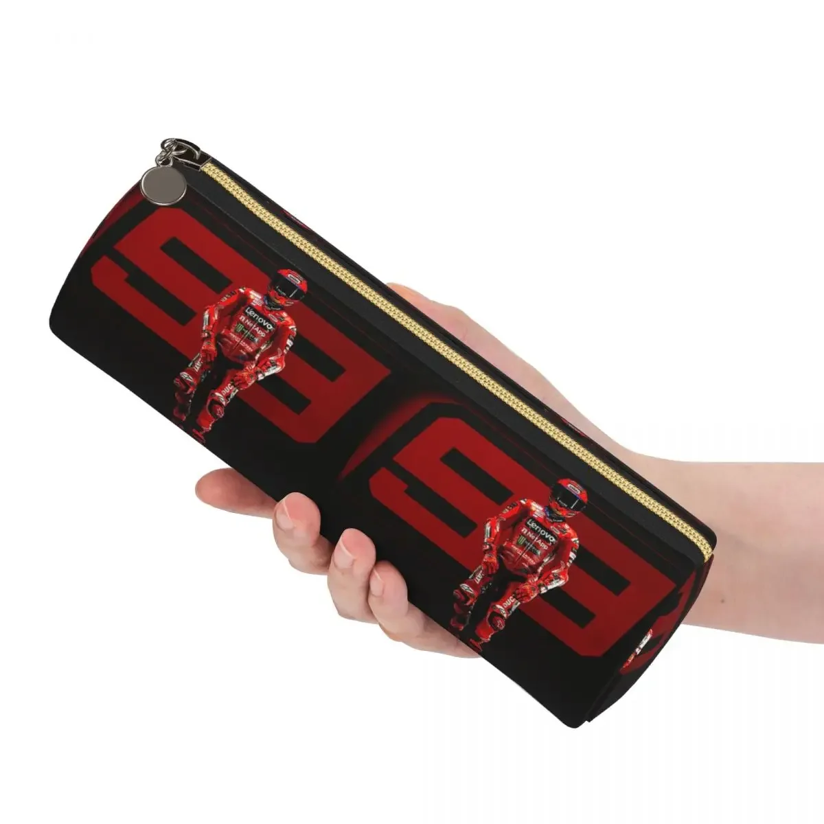 Motorcycle Marc Marqueze 93 Pencil Case Pencil Pouch Cylinder Pen Box Pencil Bag for Boys Girls School