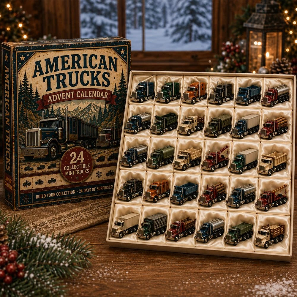 American Trucks Advent Calendar 2026, 24 Days Of Collectible Mini Truck Surprises, Christmas Advent Calendar 2026