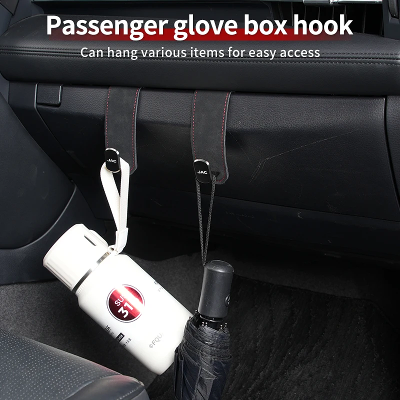 

Car Universal Passenger Glove Box Double Hook Bag Hanger Auto Accessories For JAC Refine J3 J4 J7 JS3 JS4 KR1 S2 S3 S4 S5 S7