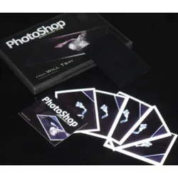 Photoshop (Props ) By Will Tsai And Sansminds Close Up Street Mentalism Classic Card Magic Tricks,Street Magic,Illusion,Toys