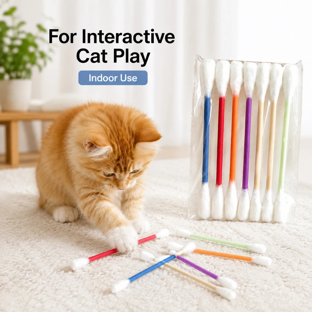 6PCS Felt Cotton Swab Shaped C - Catnip Toys review and price
