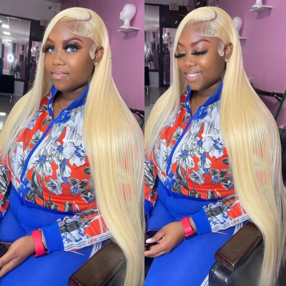 Wiggogo 613 Blonde Lace Front Wig Human Hair 13X6 Hd Lace Frontal Wig 13X4 Lace Front Human Hair Wig Straight Wigs