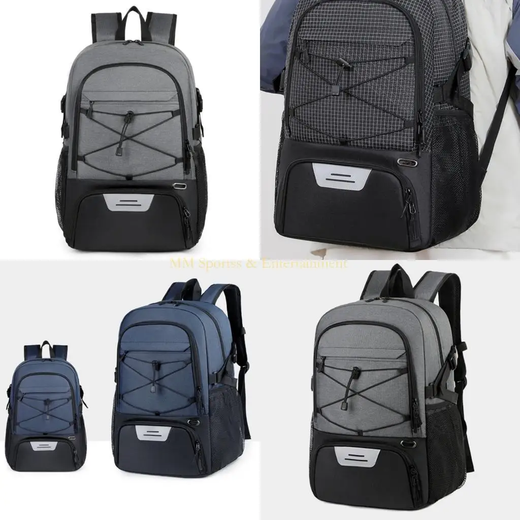 

31BE Gym Backpack With Padded Shoulder Strap Large Capacity Waterproof Sports Backpack For Basketball Volleyball Camping