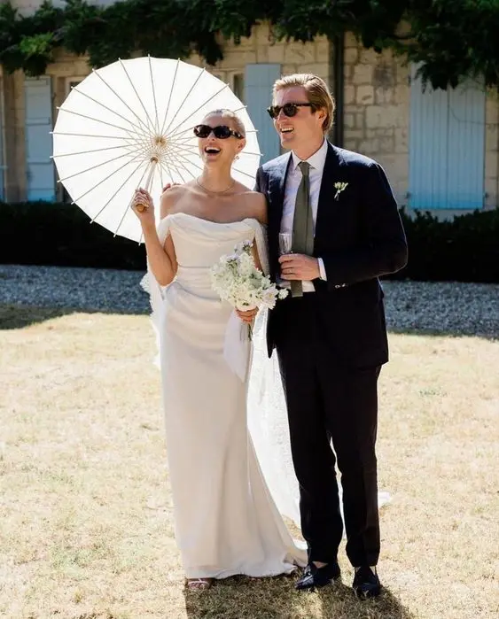 Imagem -02 - Guarda-sol de Papel Guarda-chuvas de Papel Chinês Faça Você Mesmo Guarda-chuva Branco Fotografia Adereços Verão Brancos Festa Casamento Nupcial 60 80cm 1030 Peças