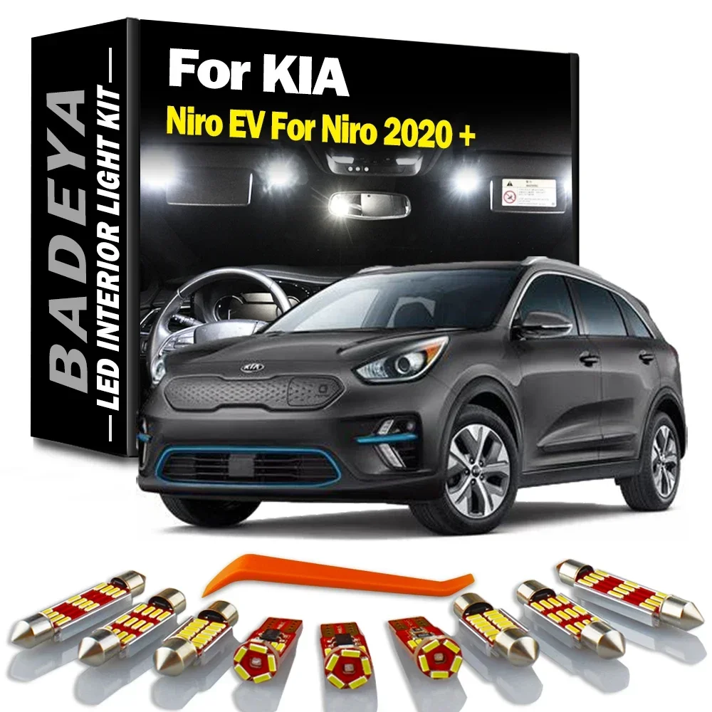 

Фотообои BADEYA 13 шт., Купол номерного знака, фотоэлемент для KIA Niro EV для Niro 2020 2021 2022 2023, фотоэлемент