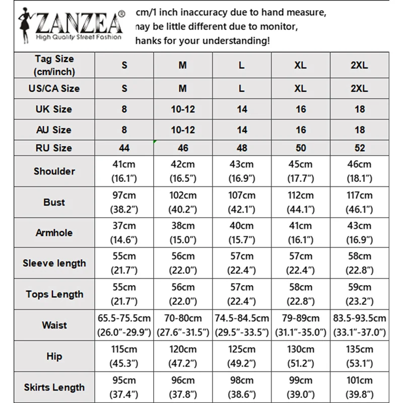 ZANZEA Modest Muslim Outfits Summer Long Sleeve Buttons -Up Striped Blouse Elastic Waist Pleated Skirt Suit Women Matching Sets 6