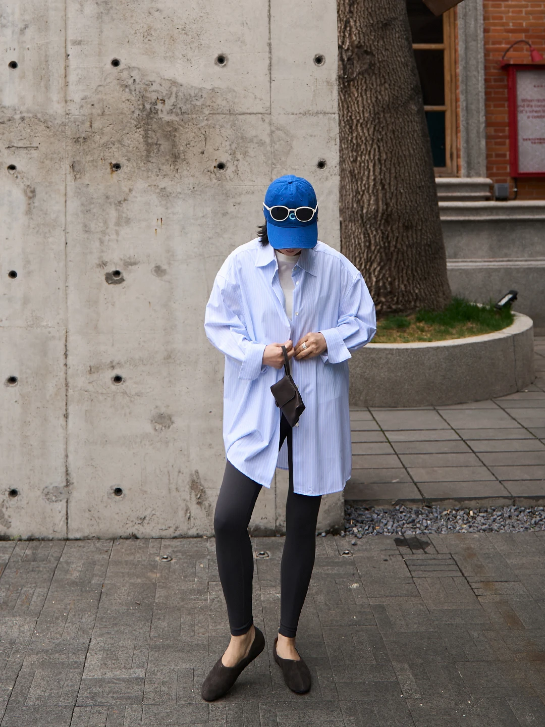 

TOFOD Star Airport Shirt Anti-Wrinkle Fabric Long Loose Top Men's Button up Striped Shirt Minimalist Style Polyester Viscose ...