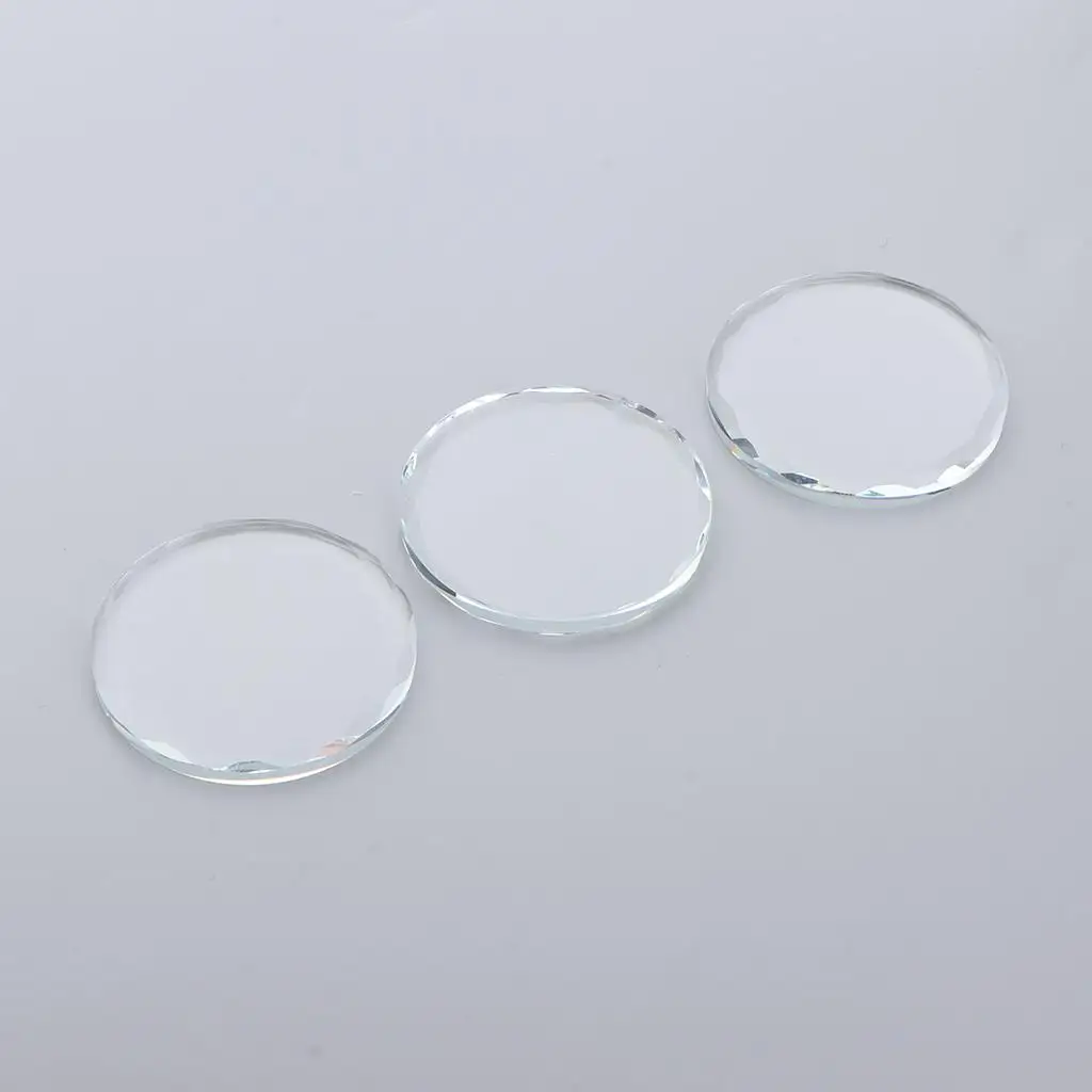 Vassoio per colla per estensione ciglia Pallet di cristallo riutilizzabile Supporto non poroso per organizzatore di forniture per estensione ciglia da salone