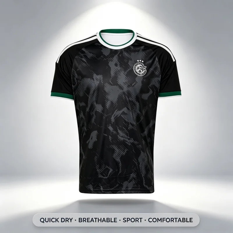 26-27 Neues Maccabi Haifa Fußballtrikot, Herren- und Damen-Sport-T-Shirt, atmungsaktiv, schnelltrocknend, Streetwear-Kleidung, für Eltern und Kinder. – Detail 2