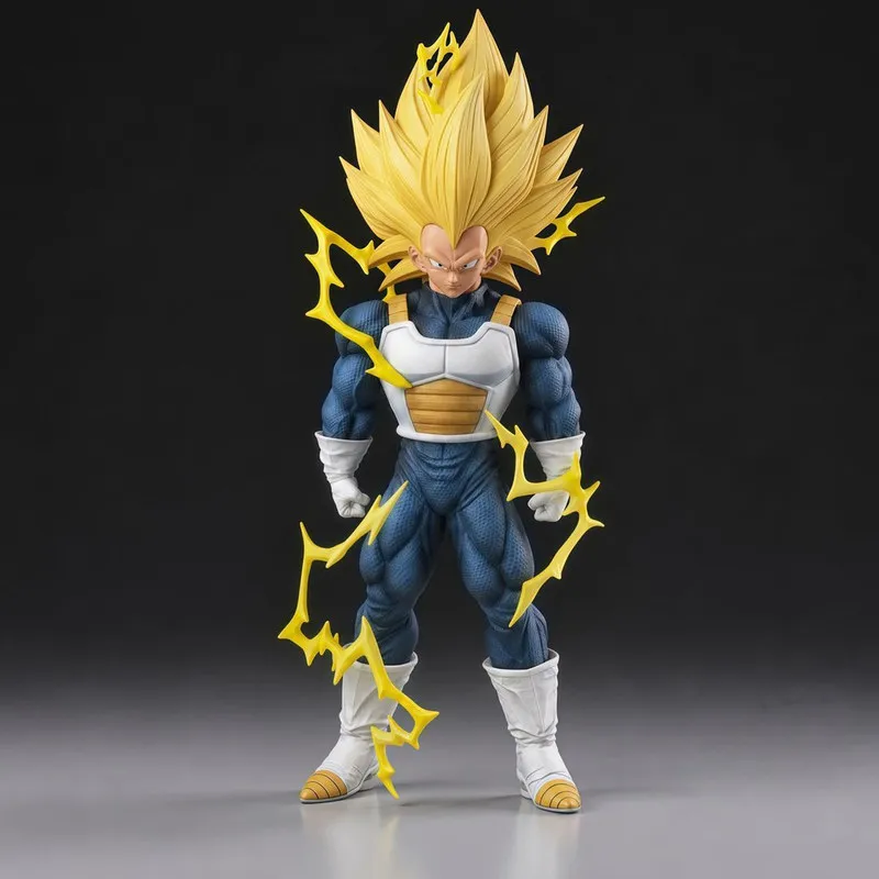 Auf Lager 30cm HY Dragon Ball Super Vegeta Super Saiyan 3 GK Anime-Figur PVC Sammlermodell Desktop-Ornament Überraschungsspielzeug