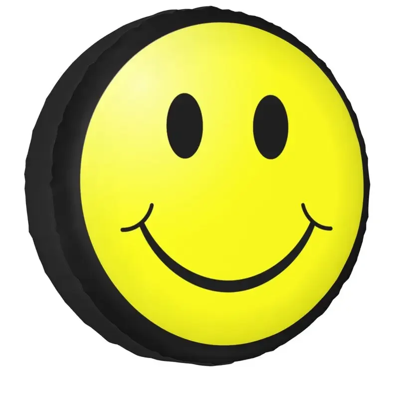 

Custom Smile Logo Spare Tire Cover for Honda CRV Funny Mood 4WD 4x4 SUV Car Wheel Protectors 14" 15" 16" 17" Inch
