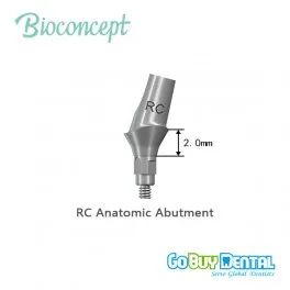 RC Anatomic Abutment Height 8mm,15°, Gingival Height2.0mm 132030