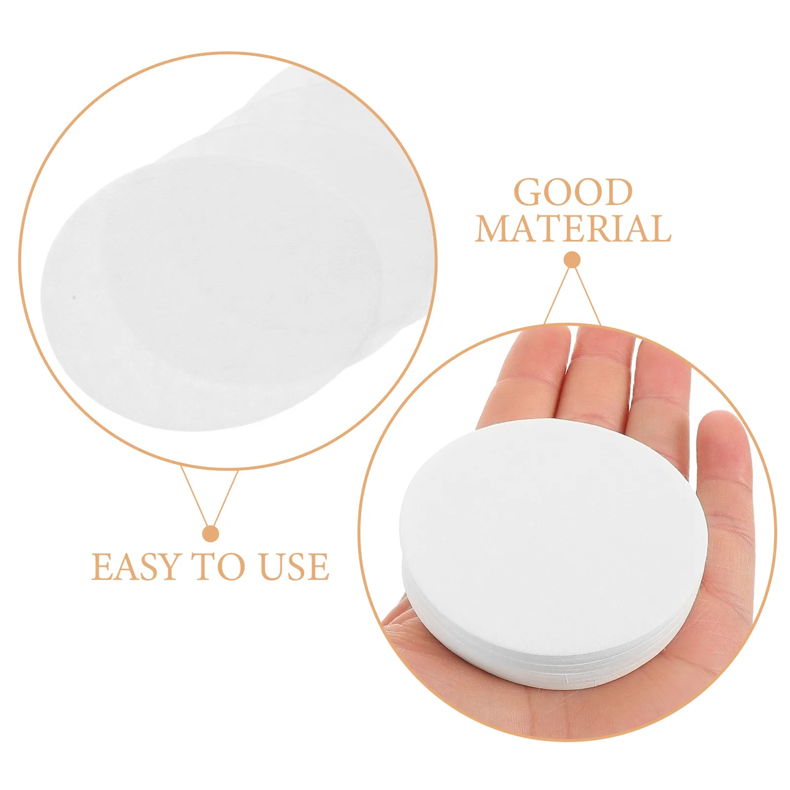 300Pcs Round Disposable Coffee Filter Papers for Drip Coffee Makers Ensures Even Saturation Pure Taste Espresso Filter Paper