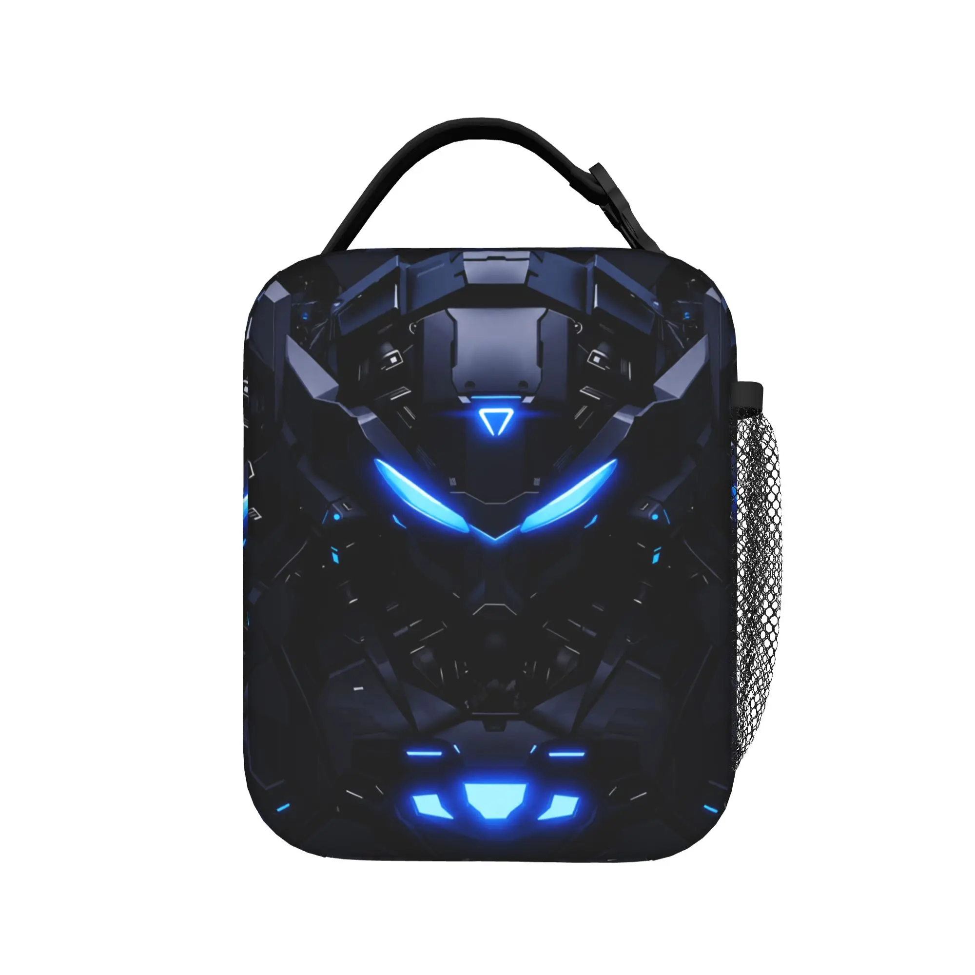 Mecha Robot Cyber-punks SciFi Futuristic Insulated Lunch Bags Leakproof  Reusable Thermal Bag Tote Lunch Box School Girl Boy