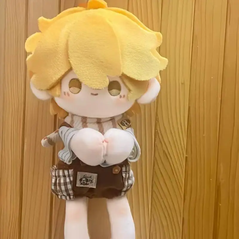 Genshin Impact Anime Game Periphery Aether Kawaii 15Cm Chuichui Body Plush Doll Naked Baby Doll Soft Filling Festival Gift