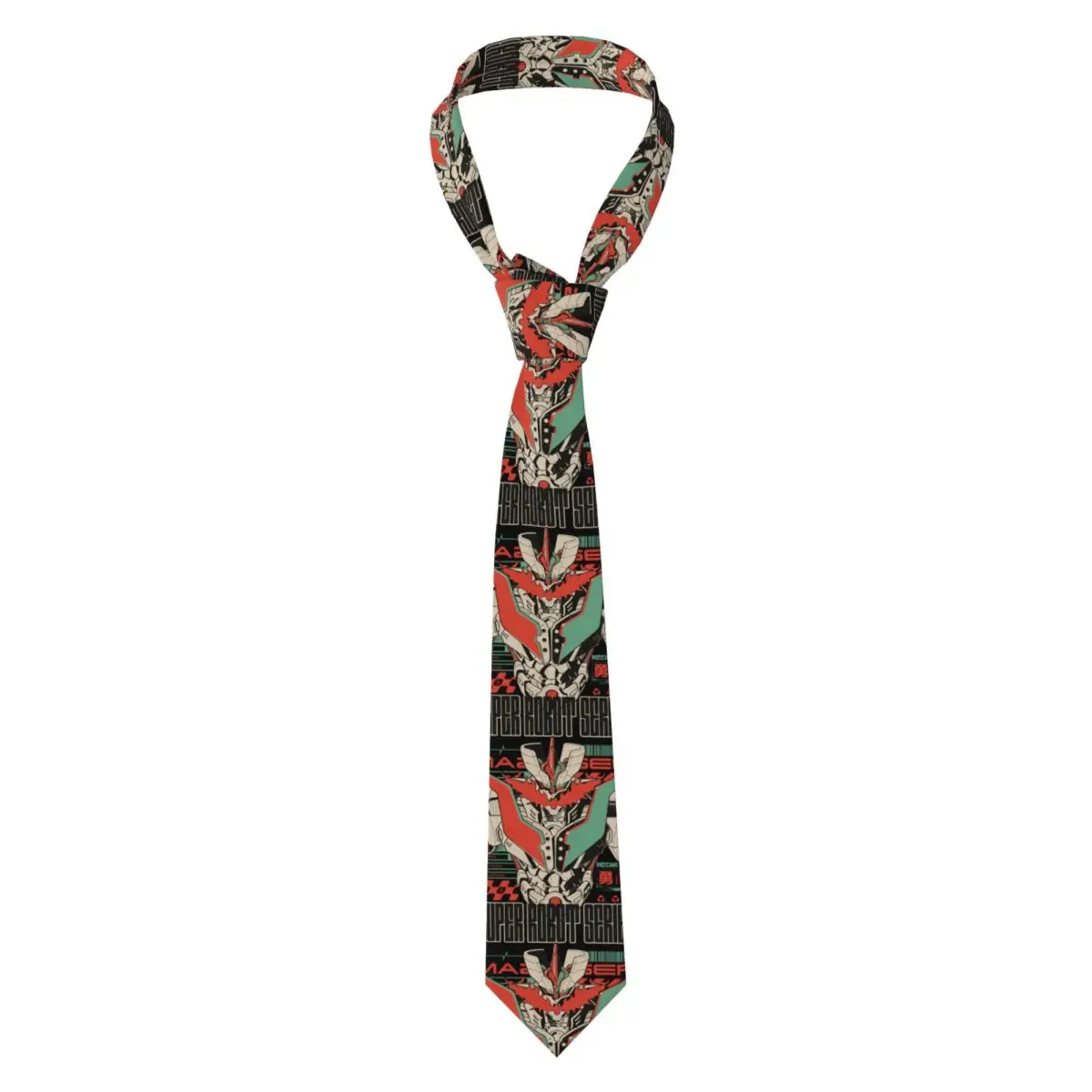 Customized Formal Mazinger G-Grendizeres Robot Anime Neck Tie for Party Men Manga Necktie