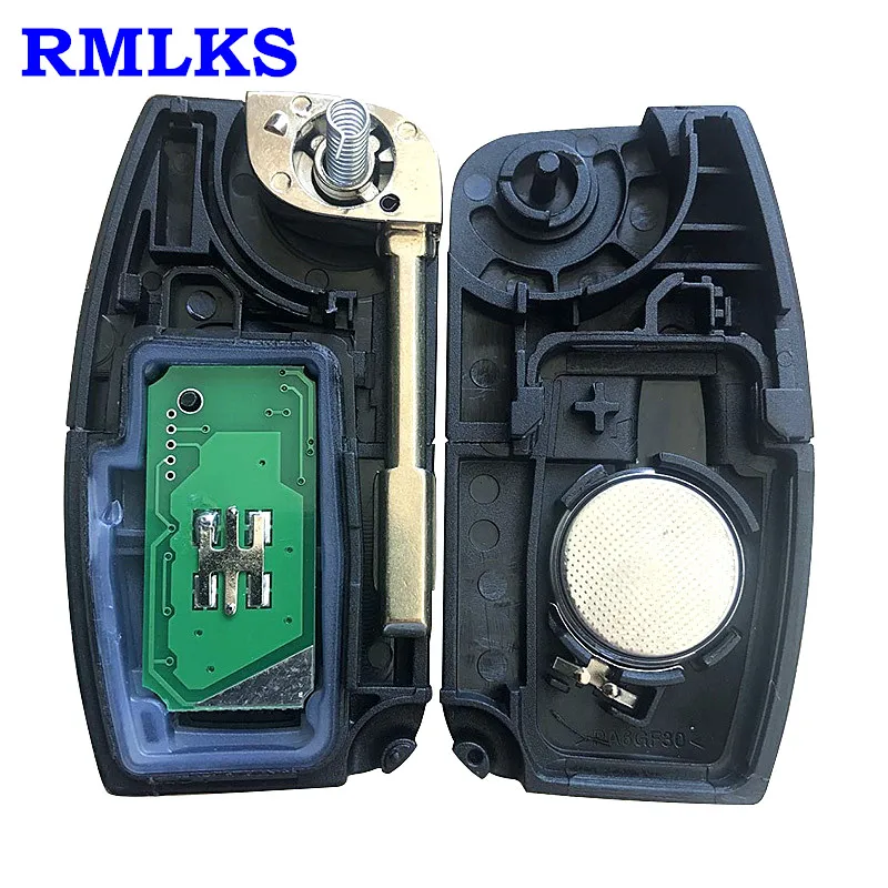 315/433MHz 4D63/4D60 Chip Remote Key For Ford Focus 3 Mondeo C Max S Max Galaxy Fiesta HU101 / FO21 Blade Case 3 Buttons