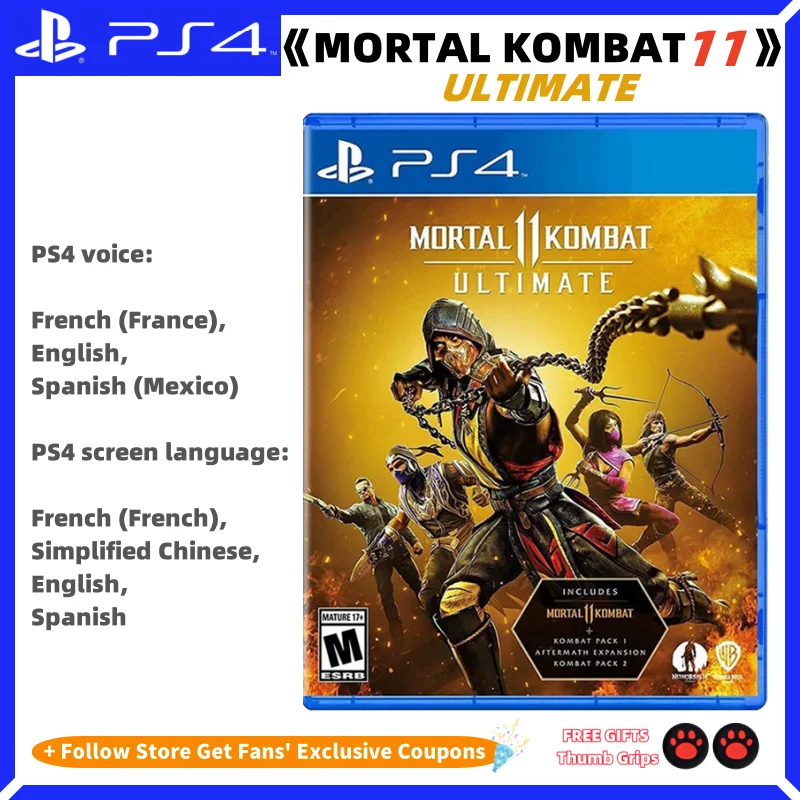 Новая Оригинальная игровая CD-карта Sony Playstatio4 Mortal Kombat 11 PS4 Playstation4 игровая карта SONY Ps4 игры Mortal Kombat 11