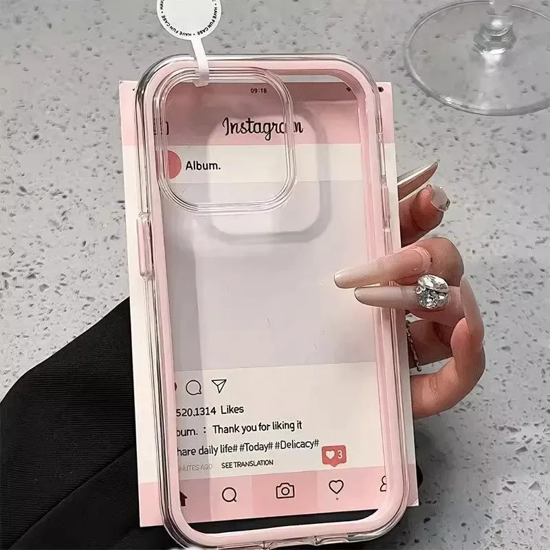 

Luxury Transparent Candy Color Phone Case For iPhone 17 Air 11 12 13 14 15 16 17 Pro Max Plus Shockproof Soft Bumper Cover