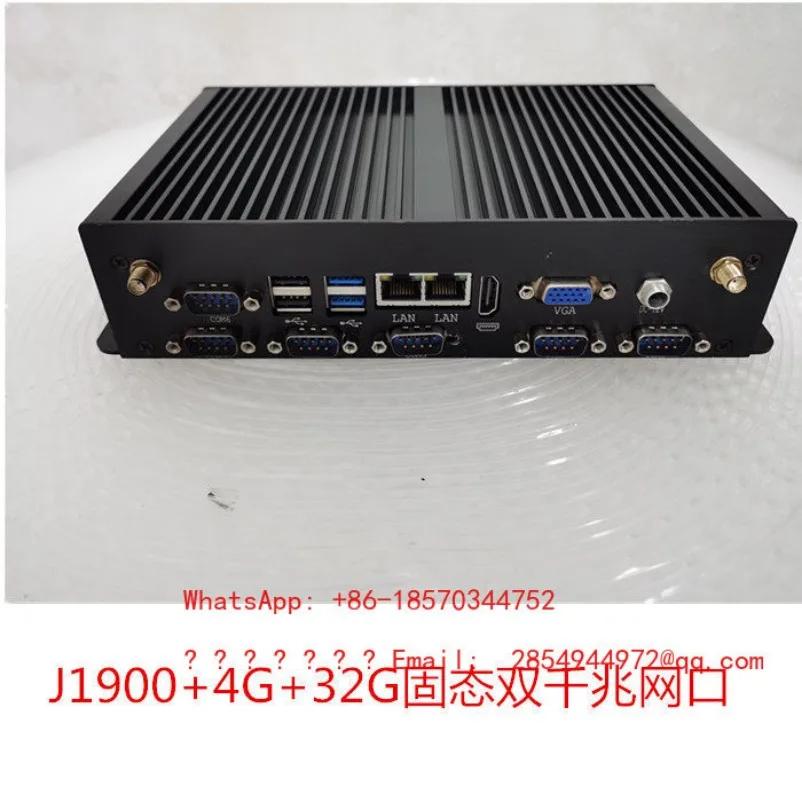 

Mini Industrial Control Host J1900 Dual Gigabit Ethernet USB3.0 Interface HDMI8 USB5 COM