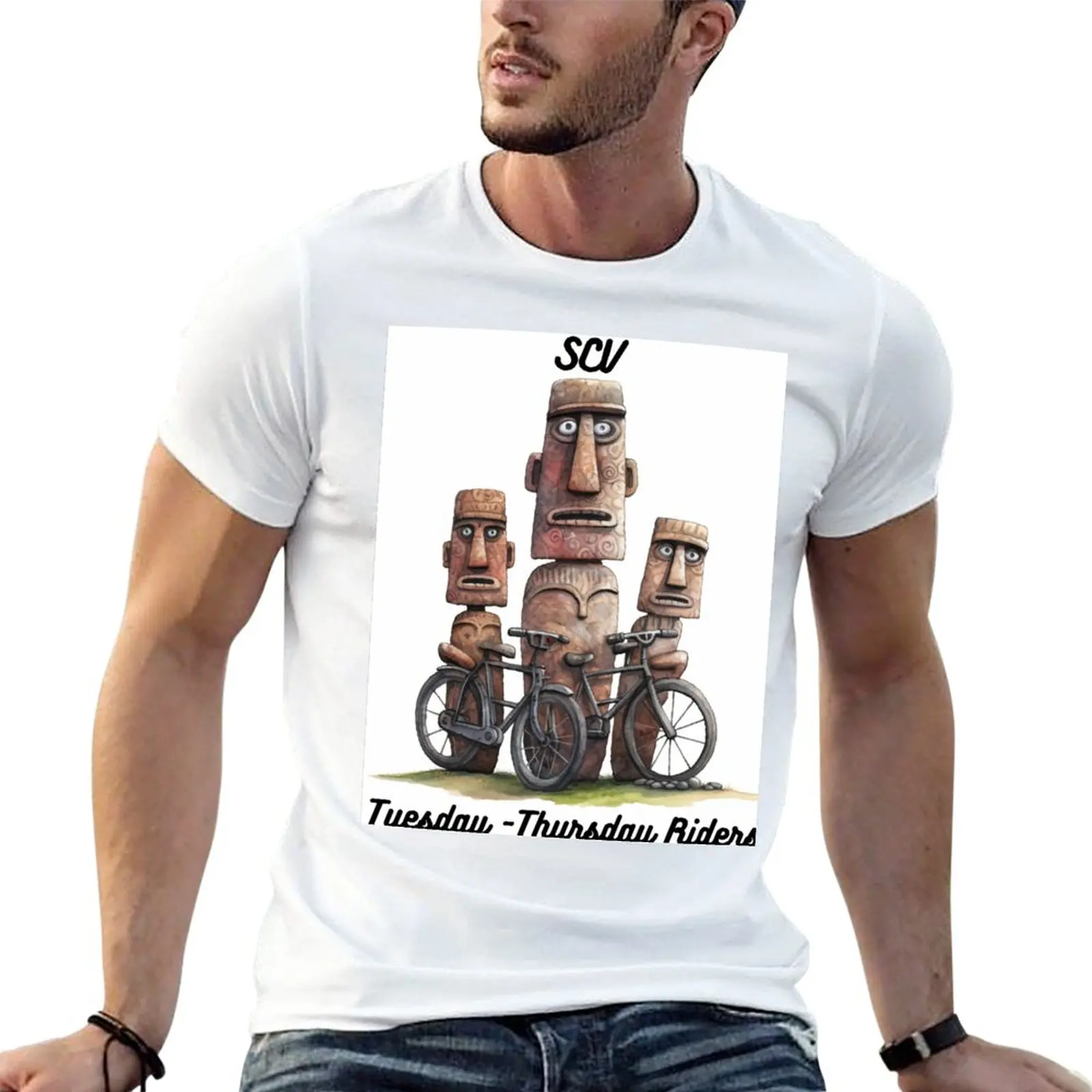 New SCV Tuesday Thursday Riders T-Shirt sweat shirt funny t shirt summer top mens white t shirts
