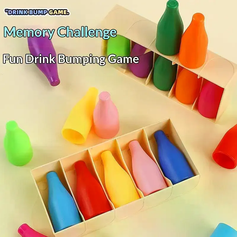 1 Set Logical Thinking Interactive Memory Match Games Creative Bottle Thinking Game Early Education Color Recognition Toys