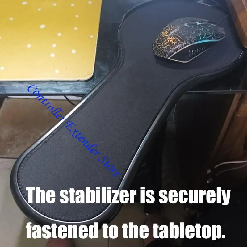 N84B Silla computadora plataforma soporte muñeca bandeja del mouse del mouse y anti -deslizamiento