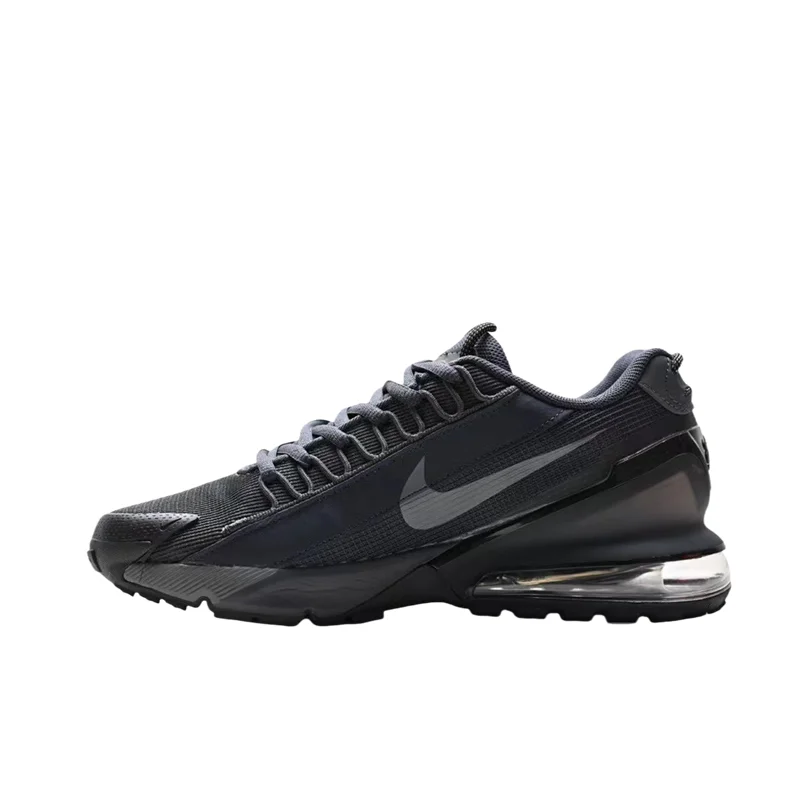 Nike Air Max Pulse Sport Fashion Shock Absorbent Wear Resistant Low Cut Life Leisure Running Shoes for Men Blue and White