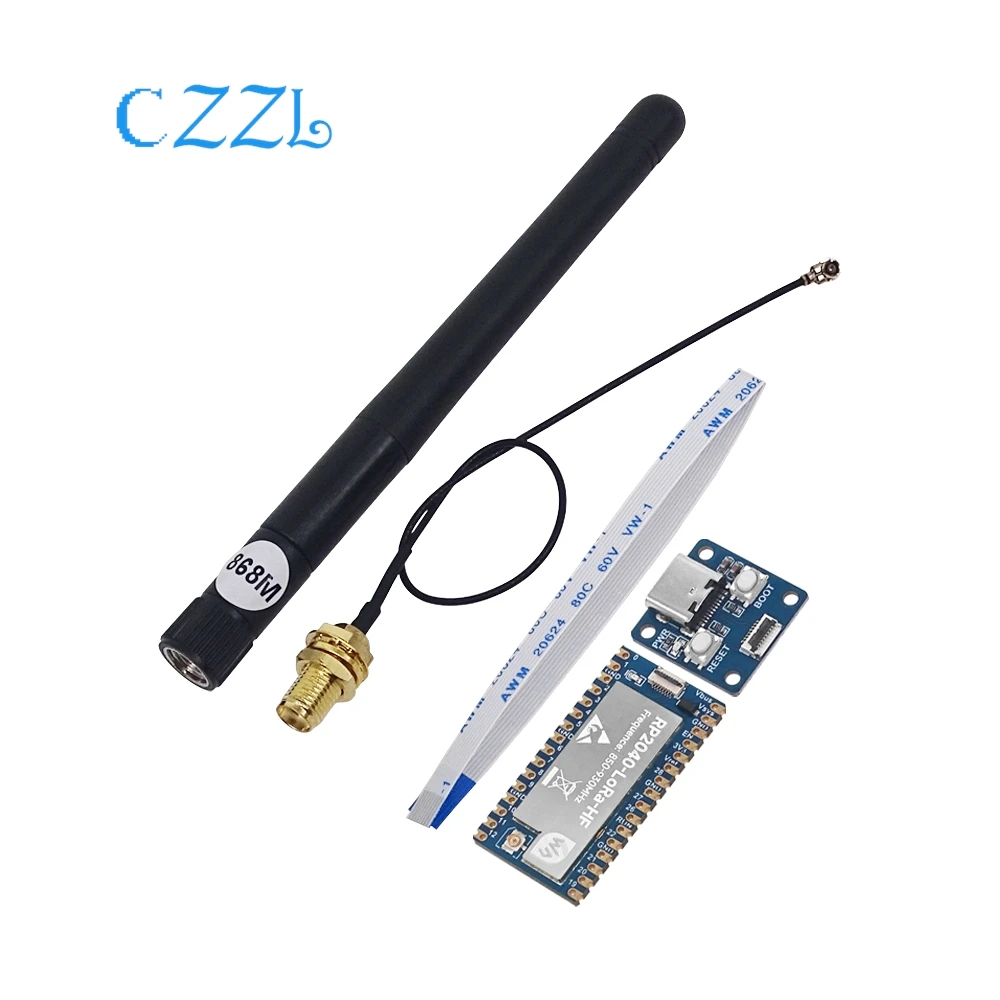 RP2040 LoRa development board SX1262 RF chip long-distance communication module with antenna