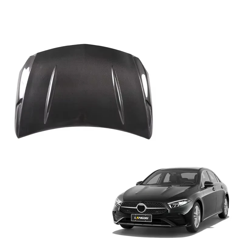 

Langyu Автомобильные детали для подтяжки лица Benz a Class W176 AMG Стиль Передние капоты из углеродного волокна для Mercedes Benz W176 Капот двигателя