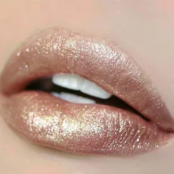 1 PC Sexy Glitter Plumping Metallic Lipstick Moisturizer Shimmer Lips Makeup  Fullness Lip Tint Gel Soft Tube Cosmetic Red