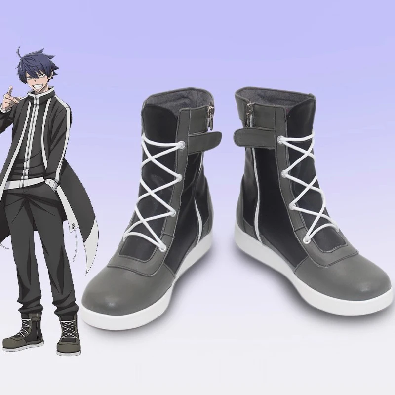 Ichinose Shiki Cosplay Shoes Anime TOUGEN ANKI Roleplay Props PU Leather Boots Halloween Carnival Party Clothing Accessory