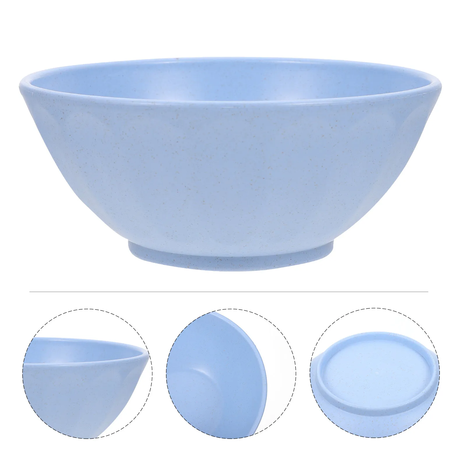 4Pcs Wheat Straw Bowls Eco Friendly Unbreakable Rice Noodles Soup Salad Serving Bowls for Home Kitchen Party Restaurant